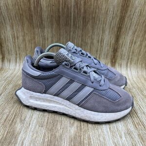 Adidas Retropy E5 Women's Size 6 Running Shoes‎ Sneakers Grey Suede GW6781